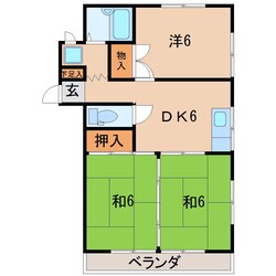 コーポＴＥＮ　Ｂの物件間取画像